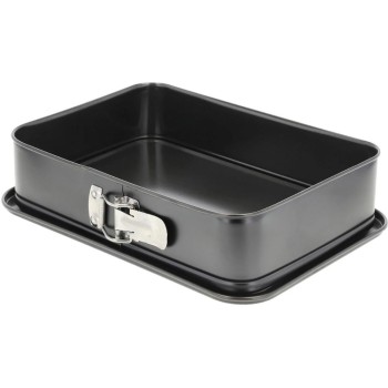 Blomsterberg Moule à charnière rectangulaire, acier inoxydable, 28 x 20 x 6 cm Blomsterberg Moule à charnière rectangulaire, acier inoxydable, 28 x 20 x 6 cm