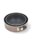 Blomsterberg Lot de moules à charnière, Acier inoxydable, 20 + 24 cm, beige