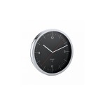 Blomus Horloge murale radio Crono L 30,5 cm, Noir