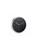 Blomus Horloge murale radio Crono L 30,5 cm, Noir