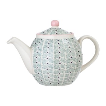 Bloomingville Teekanne Maya 1.2L, 14x16 cm (DxH), Steingut Bloomingville Teekanne Maya 1.2L, 14x16 cm (DxH), Steingut