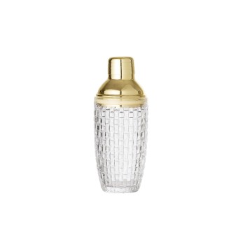 Bloomingville Shaker klar gold, Ø8,5xH22 cm, 385ml