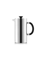 Bodum Chambord Teezubereiter m. Metallgriff, Glas, verchromt, m. Edelstahlfilter, 1.0L