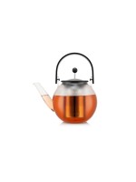 Bodum Assam Teebereiter, Glas, black , m. Edelstahlfilter, 1.5L