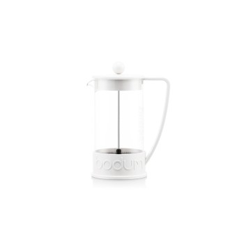 Bodum Brazil Kaffeebereiter 8 Tassen, cremefarben, 1 Liter