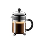 Bodum Cafetière Chambord Chromé, noir, 0.5 l