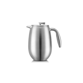 Bodum Columbia Kaffeebereiter 8 Tassen, Doppelwandig, Edelstahl, 1 Liter