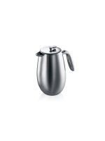 Bodum Columbia Kaffeebereiter 8 Tassen, Doppelwandig, Edelstahl, 1 Liter
