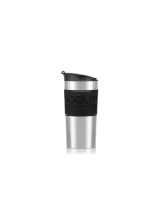 Bodum Travel Mug Doppelwandig Reisebecher, Edelstahl, black , 0.35 Liter