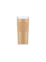 Bodum Travel Mug Doppelwandig, Edelstahl, vanilla, 0.35 Liter
