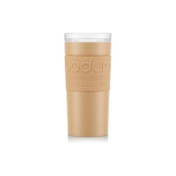 Bodum Travel Mug Doppelwandig, Edelstahl, vanilla, 0.35 Liter Bodum Travel Mug Doppelwandig, Edelstahl, vanilla, 0.35 Liter