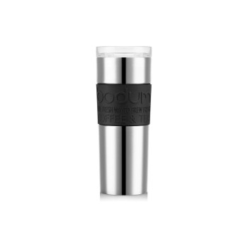 Bodum Travel Mug Doppelwandig, Edelstahl, black , 0.45 Liter Bodum Travel Mug Doppelwandig, Edelstahl, black , 0.45 Liter