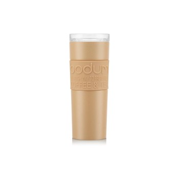 Bodum Travel Mug Doppelwandig, Edelstahl, vanilla, 0.45 Liter Bodum Travel Mug Doppelwandig, Edelstahl, vanilla, 0.45 Liter