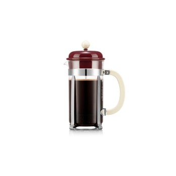 Bodum Caffettiera Kaffeezubereiter, 8 Tassen, Cranberry, 1 Liter Bodum Caffettiera Kaffeezubereiter, 8 Tassen, Cranberry, 1 Liter