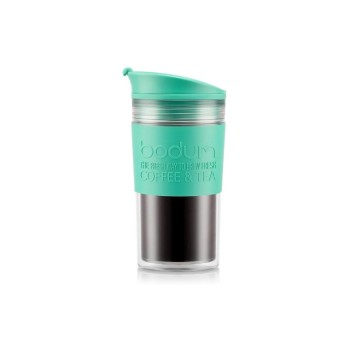 Bodum Travel Mug Doppelwandiger Reisebecher, Kunststoff/Green, 0.35 Liter Bodum Travel Mug Doppelwandiger Reisebecher, Kunststoff/Green, 0.35 Liter