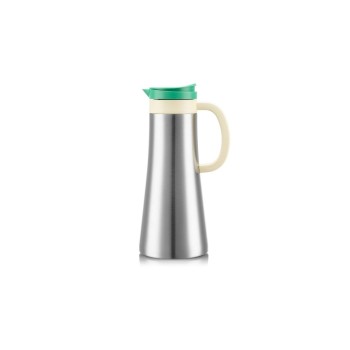 Bodum Chambord Thermoskanne, Edelstahl/Green, 1.1 Liter