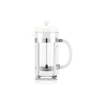 Bodum Caffettiera Kaffeezubereiter 1L, Pure White, 8 Tassen