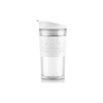 Bodum Travel Mug 0.35L, Pure White