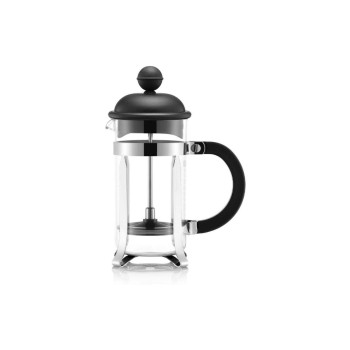 Bodum Caffettiera Kaffeezubereiter 0.35L, Schwarz, 3 Tassen