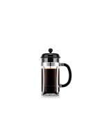 Bodum Cafetière Cafetière 1 l, Noir/Chrome