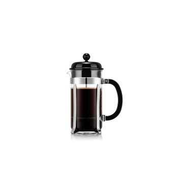 Bodum Caffettiera Kaffeezubreiter 1.0L, Schwarz, 8 Tassen