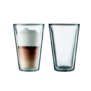 Bodum CANTEEN Glas 0.4 Liter, 2 Stück, doppelwandig Bodum CANTEEN Glas 0.4 Liter, 2 Stück, doppelwandig