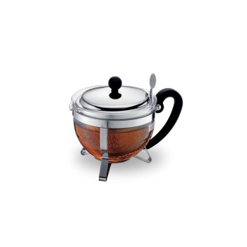 Bodum Chambord Teebereiter, glänzend, Fassungsvermögen 1.0 Liter
