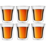Bodum CANTEEN Glas 0.2 Liter Set, 6 Stück, doppelwandig
