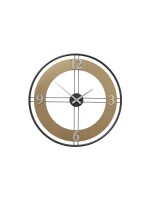 Boltze Wanduhr Santiago, Analog, exkl. 1xAA Batterie, D: 62cm, MDF