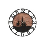 Boltze Horloge murale Ludwig Nature/Noir