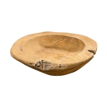 Boltze Deko Schalen Teak, D: 30cm, natur Teakholz Boltze Deko Schalen Teak, D: 30cm, natur Teakholz