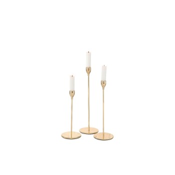 Boltze Kerzenständer Malte 3er Set, 3 Stück, Eisen, Höhe: 23-33cm Boltze Kerzenständer Malte 3er Set, 3 Stück, Eisen, Höhe: 23-33cm