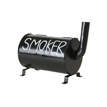 Sturmaschenbecher Smoker, H 17, cm, L 20 cm, Eisen, black  Sturmaschenbecher Smoker, H 17, cm, L 20 cm, Eisen, black