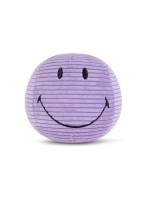 Bon Ton Toys Peluche Smiley ECO velours côtelé lilas 13 cm