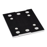 Bosch Professional Plaque d'affûtage avec velcro, 110 x 100 mm