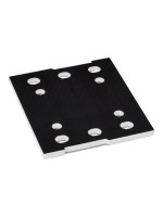 Bosch Professional Plaque d'affûtage avec velcro, 110 x 100 mm