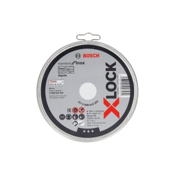 Bosch Professional Trennscheibe gerade, Standard for Inox 10x125x1x22,23mm Bosch Professional Trennscheibe gerade, Standard for Inox 10x125x1x22,23mm