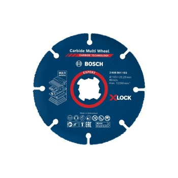 Bosch Professional Trennscheibe, Expert Carbide Multi Wheel, 125mm, 22,23mm Bosch Professional Trennscheibe, Expert Carbide Multi Wheel, 125mm, 22,23mm