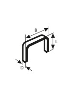 Bosch Professional Agrafe à fil fin type 53 11.4 x 0.74 x 8 mm