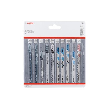Bosch Professional Stichsägeblatt-Set, All in One, 10-tlg. Bosch Professional Stichsägeblatt-Set, All in One, 10-tlg.