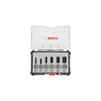 Bosch Professional 6-tlg. Nutfräser-Set, 6-mm-Schaft Bosch Professional 6-tlg. Nutfräser-Set, 6-mm-Schaft