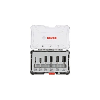 Bosch Professional 6-tlg. Nutfräser-Set, 8-mm-Schaft Bosch Professional 6-tlg. Nutfräser-Set, 8-mm-Schaft