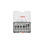 Bosch Professional Kit de fraise Tige de 6 mm, 6 pièces