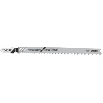 Bosch Professional Stichsägeblatt T 345 XF, Progressor for Wood and Metal Bosch Professional Stichsägeblatt T 345 XF, Progressor for Wood and Metal