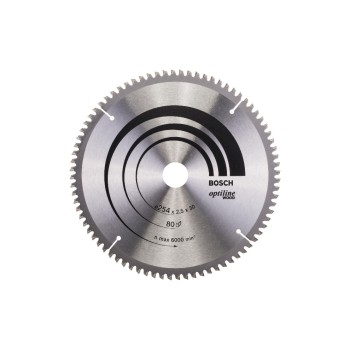 Bosch Professional Kreissägeblatt, Optiline Wood, 254x30x2,5mm, 80 Bosch Professional Kreissägeblatt, Optiline Wood, 254x30x2,5mm, 80