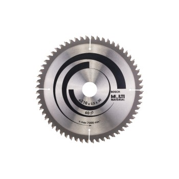 Bosch Professional Kreissägeblatt, Multi Material, 216x30x2,5mm 60 Bosch Professional Kreissägeblatt, Multi Material, 216x30x2,5mm 60