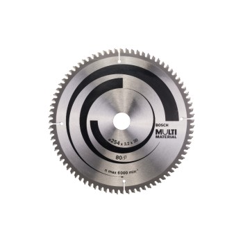 Bosch Professional Kreissägeblatt, Multi Material, 254x30x3,2mm 80 Bosch Professional Kreissägeblatt, Multi Material, 254x30x3,2mm 80