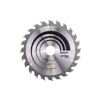 Bosch Professional Kreissägeblatt, Optiline Wood, 190x30x2,6mm, 24 Bosch Professional Kreissägeblatt, Optiline Wood, 190x30x2,6mm, 24
