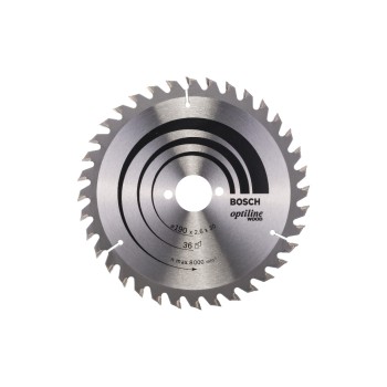 Bosch Professional Kreissägeblatt, Optiline Wood, 190x30x2,6mm, 36 Bosch Professional Kreissägeblatt, Optiline Wood, 190x30x2,6mm, 36