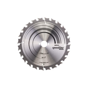 Bosch Professional Kreissägeblatt, Speedline Wood, 250x30x3,2mm, 24 Bosch Professional Kreissägeblatt, Speedline Wood, 250x30x3,2mm, 24